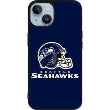iPhone 15 Case Hülle - Silikon schwarz Super Bowl 26 Seattle 3