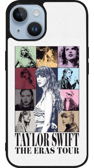 Coque iPhone 15 - Silicone rigide noir Taylor Swift The Eras Tour