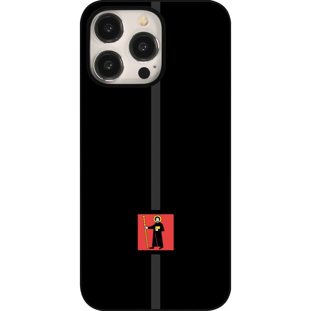 iPhone 15 Pro Max Case Hülle - Kanton GL schwarz
