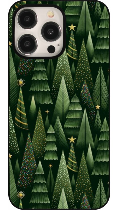 iPhone 15 Pro Max Case Hülle - Christmas 25 Pattern Xmas Tree