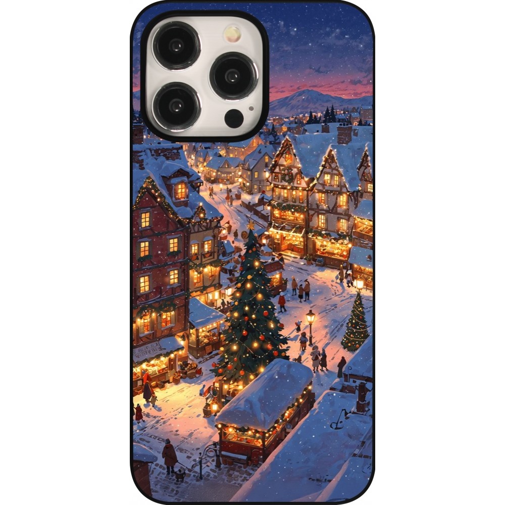 iPhone 15 Pro Max Case Hülle - Christmas 25 Xmas Village