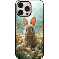 iPhone 15 Pro Max Case Hülle - Easter 2026 Rabbit in the garden