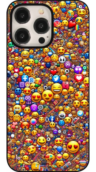 Coque iPhone 15 Pro Max - Emoji mixed
