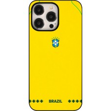 iPhone 15 Pro Max Case Hülle - Brasilien 2026 personalisierbares Fussballtrikot