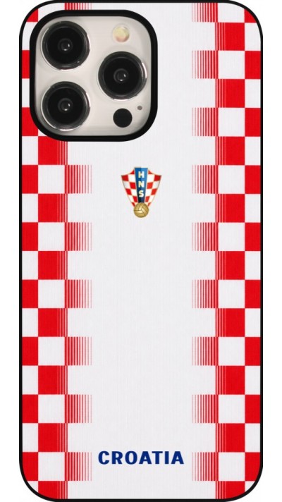 iPhone 15 Pro Max Case Hülle - Kroatien 2026 personalisierbares Fussballtrikot