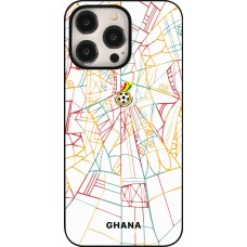 iPhone 15 Pro Max Case Hülle - Ghana 2026 personalisierbares Fussballtrikot