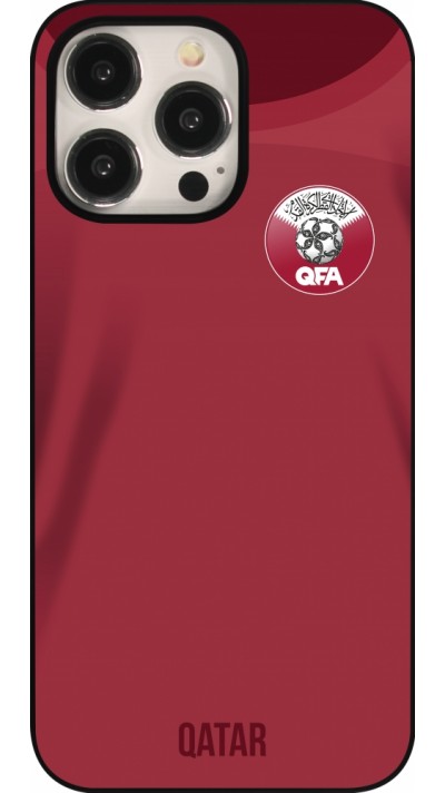 iPhone 15 Pro Max Case Hülle - Katar 2022 personalisierbares Fussballtrikot