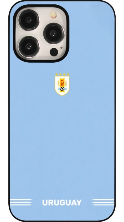iPhone 15 Pro Max Case Hülle - Uruguay 2026 personalisierbares Fussballtrikot