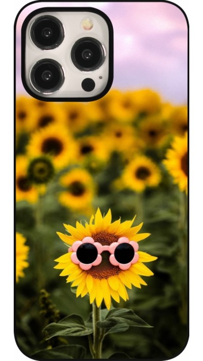 iPhone 15 Pro Max Case Hülle - Sunflower with glasses 2026