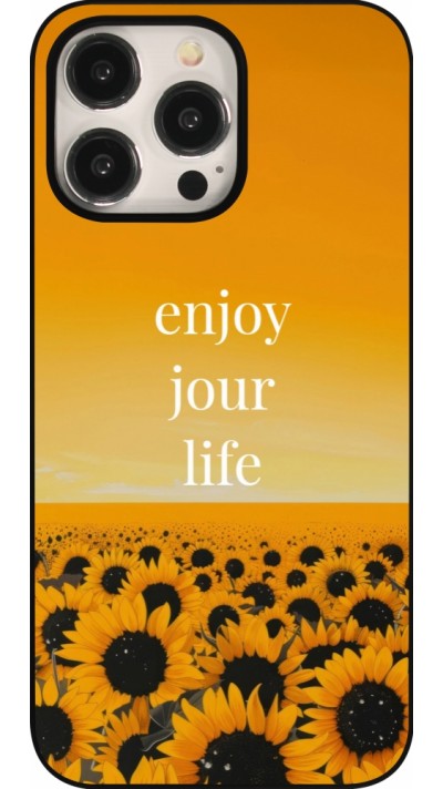 iPhone 15 Pro Max Case Hülle - Summer 2025 Enjoy your life