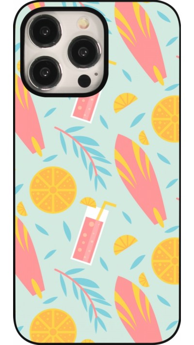 iPhone 15 Pro Max Case Hülle - Summer 2025 Pattern citron
