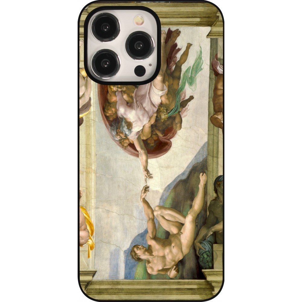 iPhone 15 Pro Max Case Hülle - Kunstbild - Die Erschaffung Adams - Michelangelo