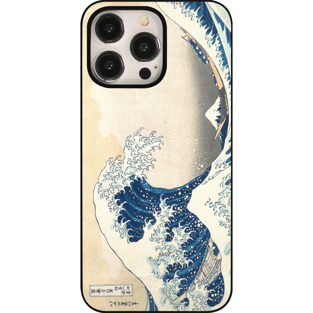 iPhone 15 Pro Max Case Hülle - Kunstbild - Die große Welle vor Kanagawa - Hokusai
