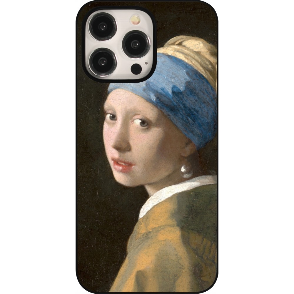 iPhone 15 Pro Max Case Hülle - Kunstbild - Das Mädchen mit dem Perlenohrring - Jan Vermeer