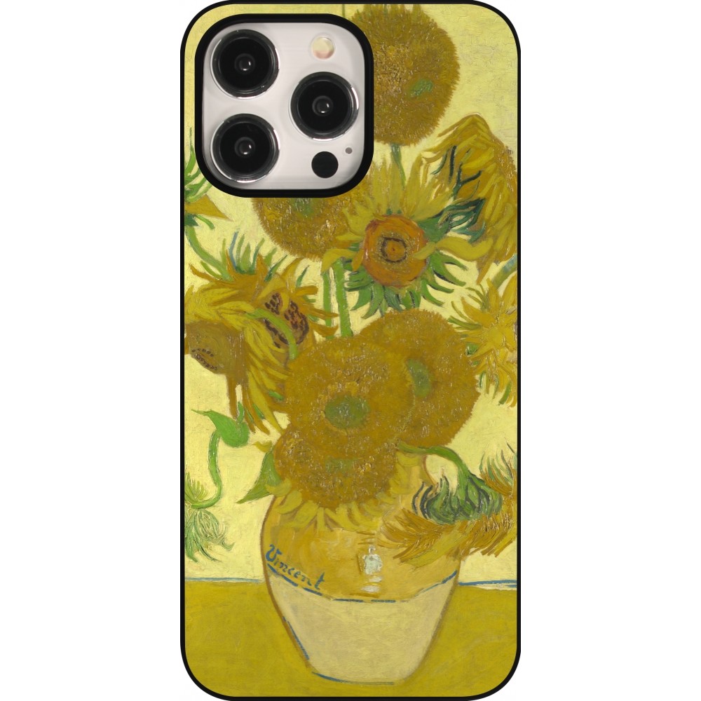 iPhone 15 Pro Max Case Hülle - Kunstbild - Sonnenblumen  - Van Gogh