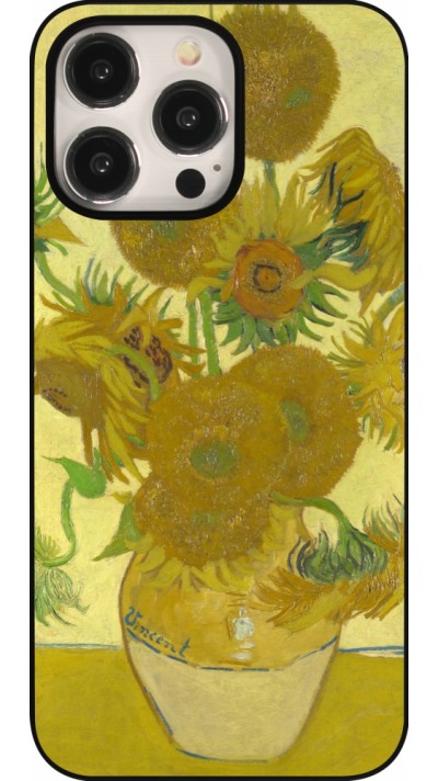 iPhone 15 Pro Max Case Hülle - Kunstbild - Sonnenblumen  - Van Gogh
