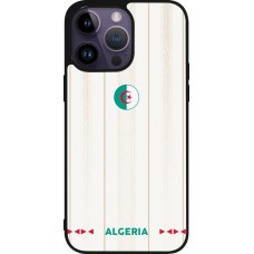 iPhone 15 Pro Max Case Hülle - Silikon schwarz Algerien 2026 personalisierbares Fussballtrikot