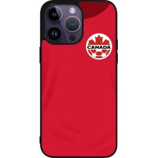 iPhone 15 Pro Max Case Hülle - Silikon schwarz Kanada 2022 personalisierbares Fussballtrikot
