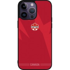 iPhone 15 Pro Max Case Hülle - Silikon schwarz Kanada 2026 personalisierbares Fussballtrikot