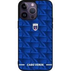 iPhone 15 Pro Max Case Hülle - Silikon schwarz Kap Verde 2026 personalisierbares Fussballtrikot