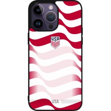 iPhone 15 Pro Max Case Hülle - Silikon schwarz Vereinigten Staaten 2026 personalisierbares Fussballtrikot