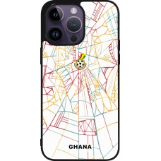 iPhone 15 Pro Max Case Hülle - Silikon schwarz Ghana 2026 personalisierbares Fussballtrikot