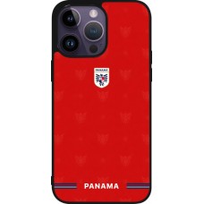 iPhone 15 Pro Max Case Hülle - Silikon schwarz Panama 2026 personalisierbares Fussballtrikot