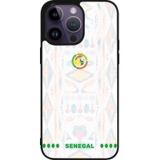 iPhone 15 Pro Max Case Hülle - Silikon schwarz Senegal 2026 personalisierbares Fussballtrikot