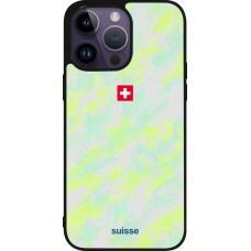 iPhone 15 Pro Max Case Hülle - Silikon schwarz Schweiz Away 2026 personalisierbares Fussballtrikot