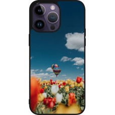 Coque iPhone 15 Pro Max - Silicone rigide noir Hot air balloon 2026