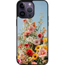 iPhone 15 Pro Max Case Hülle - Silikon schwarz Spring flowers 2026