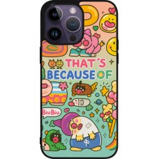 iPhone 15 Pro Max Case Hülle - Silikon schwarz Thats beacause of