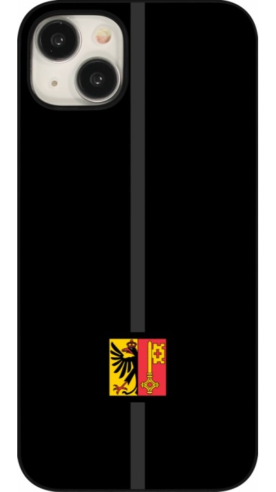 iPhone 15 Plus Case Hülle - Kanton GE schwarz