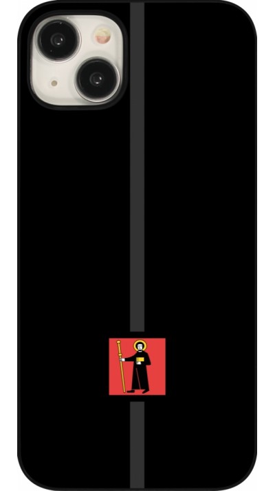 iPhone 15 Plus Case Hülle - Kanton GL schwarz