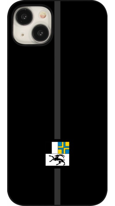 iPhone 15 Plus Case Hülle - Kanton GR schwarz