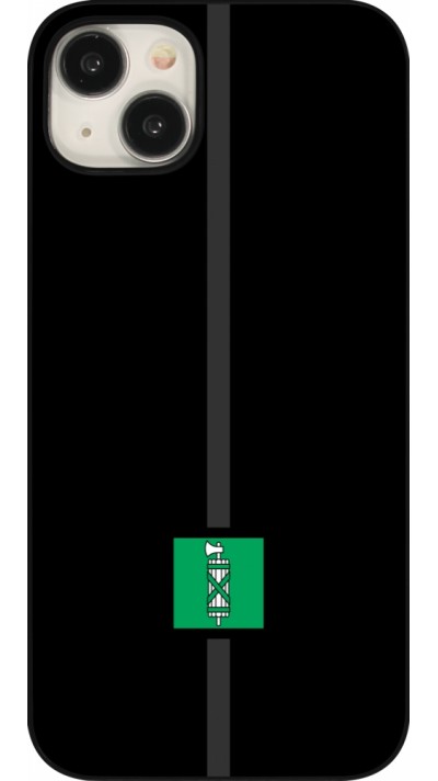 iPhone 15 Plus Case Hülle - Kanton SG schwarz