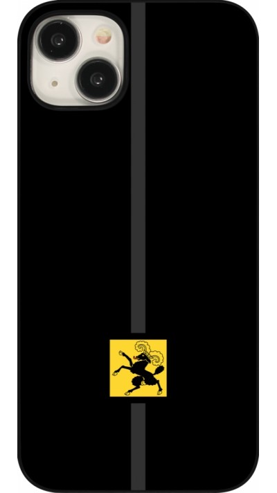 iPhone 15 Plus Case Hülle - Kanton SH schwarz