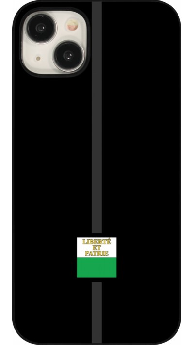 iPhone 15 Plus Case Hülle - Kanton VD schwarz