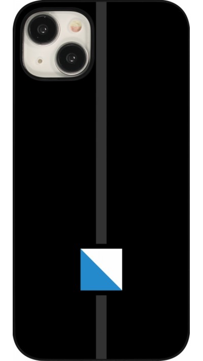iPhone 15 Plus Case Hülle - Kanton ZH schwarz