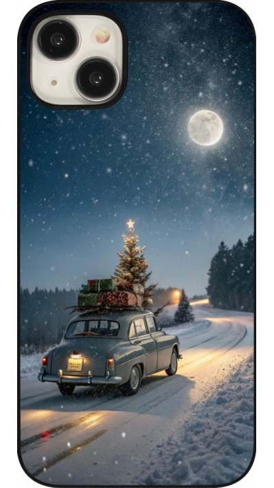 iPhone 15 Plus Case Hülle - Christmas 25 Car with Tree Xmas