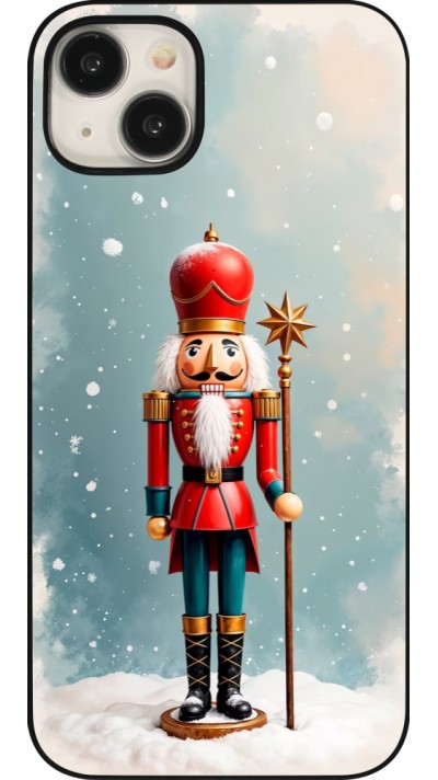 iPhone 15 Plus Case Hülle - Christmas 25 Nutcracker Snow