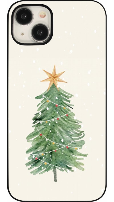 iPhone 15 Plus Case Hülle - Christmas 25 Sketch Tree