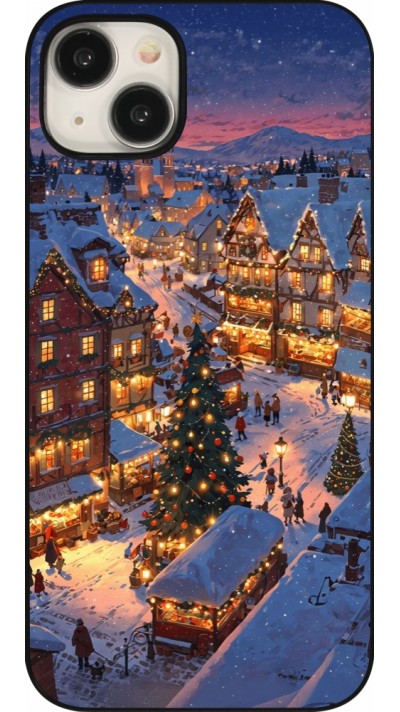 iPhone 15 Plus Case Hülle - Christmas 25 Xmas Village