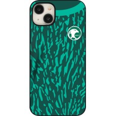 iPhone 15 Plus Case Hülle - Saudi-Arabien 2022 personalisierbares Fussballtrikot