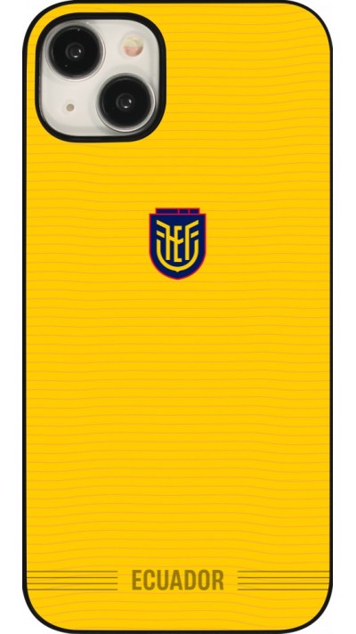 Coque iPhone 15 Plus - Maillot de football E?quateur 2026 personnalisable