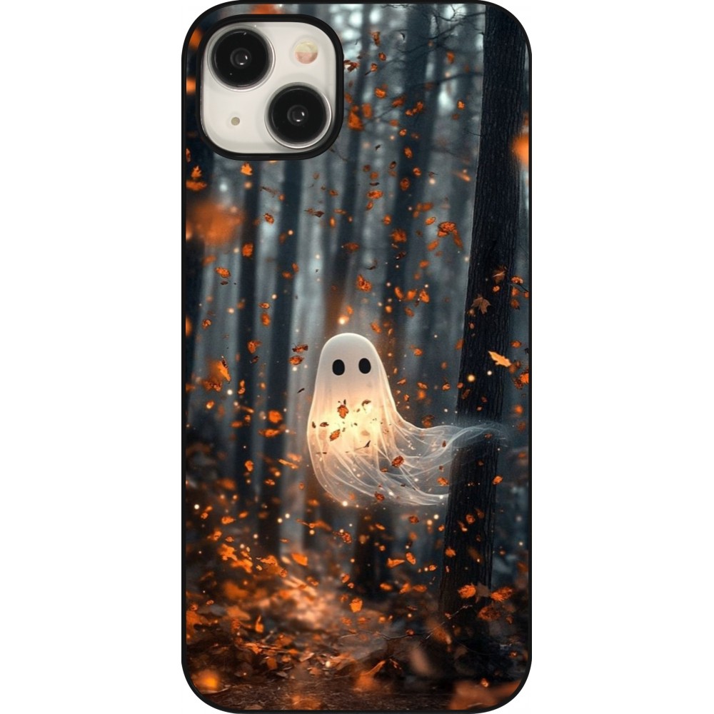iPhone 15 Plus Case Hülle - Halloween 2025 Ghost in the forest