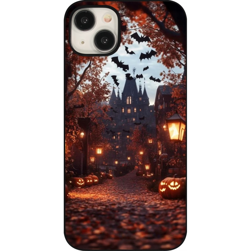 iPhone 15 Plus Case Hülle - Halloween 2025 Haunted house