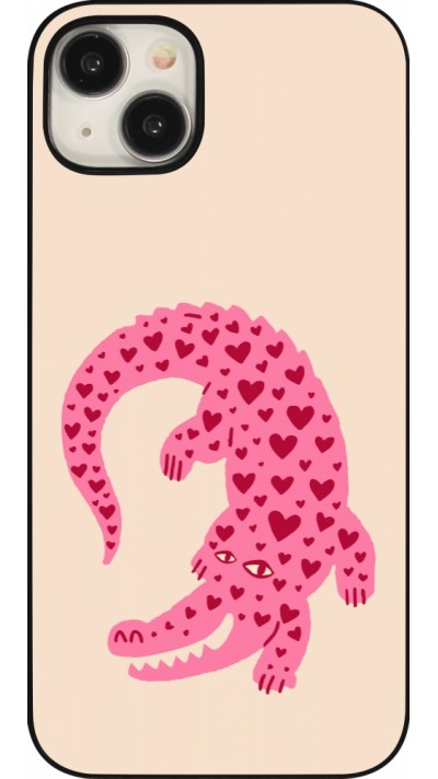 iPhone 15 Plus Case Hülle - Pink crocodile 2026