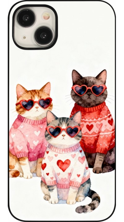iPhone 15 Plus Case Hülle - Saint Valentines Day 26 Cat Love