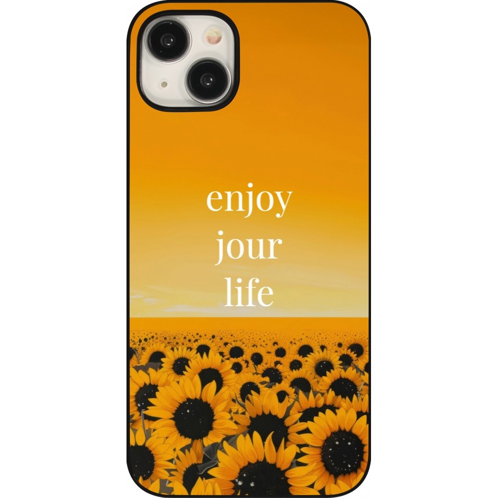 iPhone 15 Plus Case Hülle - Summer 2025 Enjoy your life